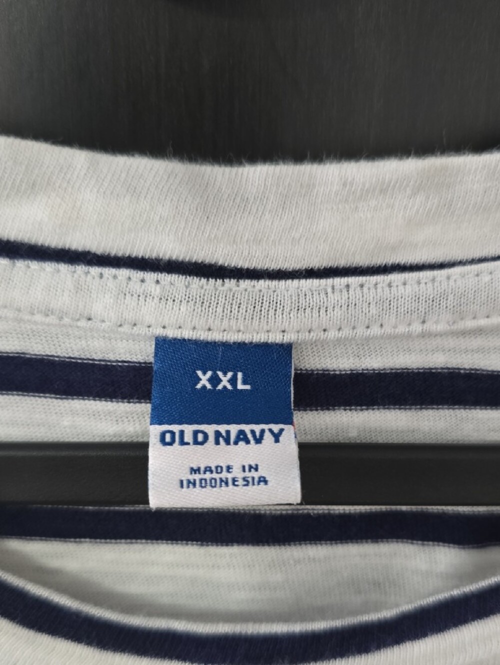 Old Navy White and Blue Striped Casual Dress - Picture 3 of 5
